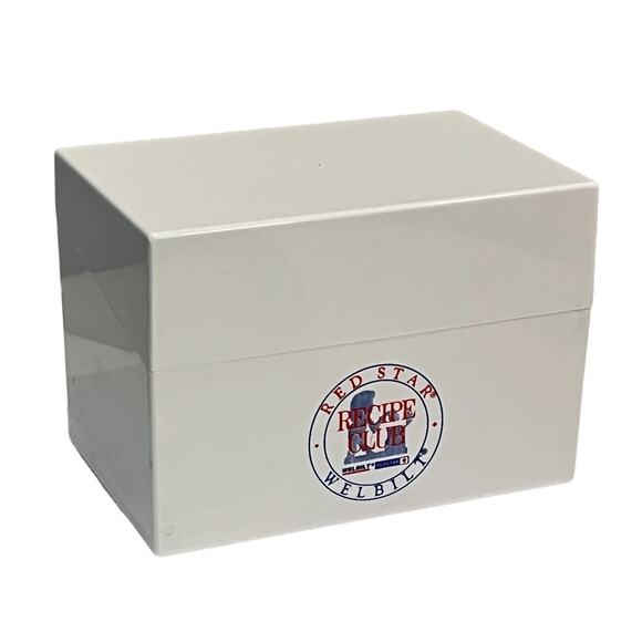 VTG Red Star Recipe Club Welbilt Bread Machine Recipe Cards & Recipe Box Indexed - Picture 3 of 7